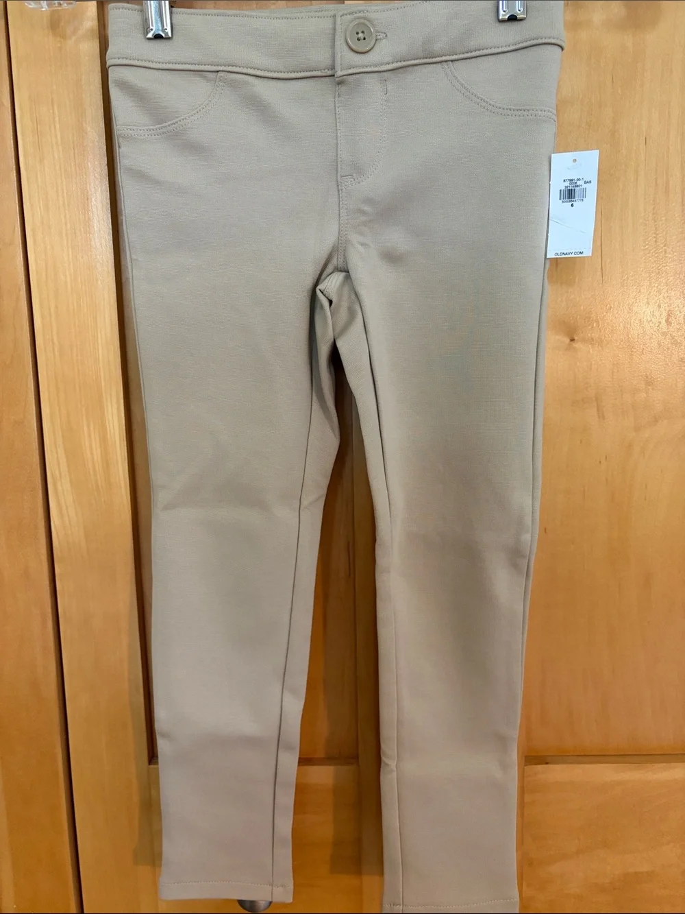 Old Navy Girls Beige Ponte Leggings